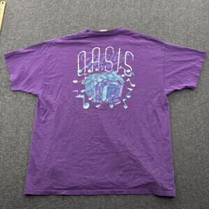 Beer T Shirt Mens Size XXL Vintage 90s Miller Lite Oasis Festival Graphic